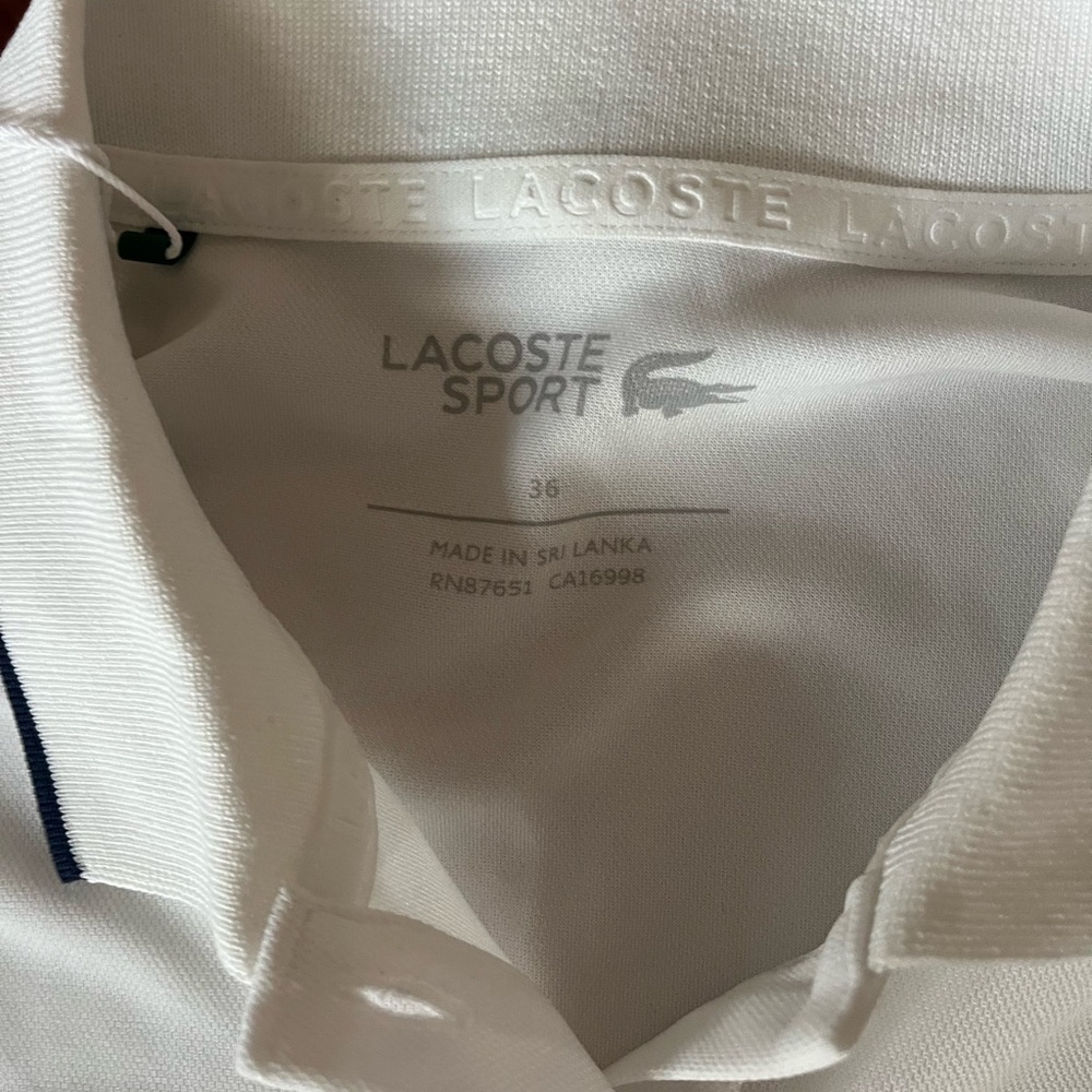 Lacoste NEW ladie's heritage 2 piece tennis dress size 4 euro size 36